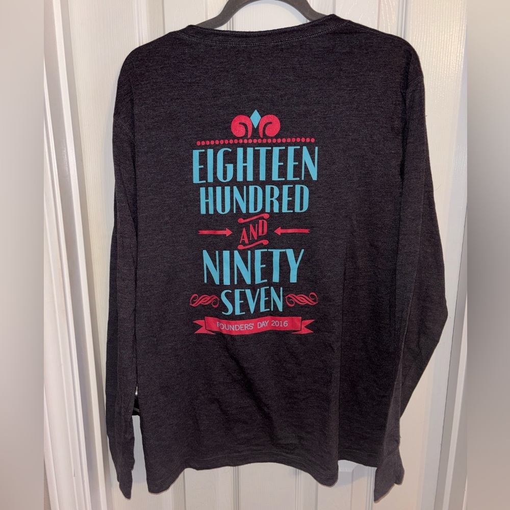 Alpha Omicron Pi Sorority Long Sleeve T-Shirt size Large